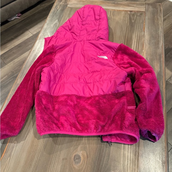 Size 7/8 Fushia jacket with hood in excellent condition. - Picture 2 of 2